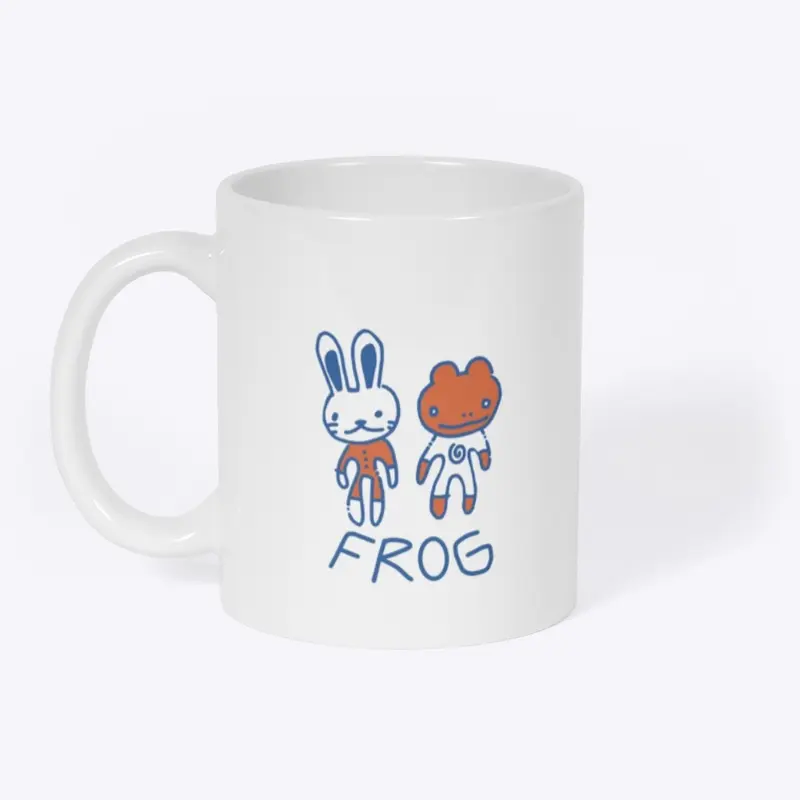 RIBBIT AND RABBIT - Blue and Orange 